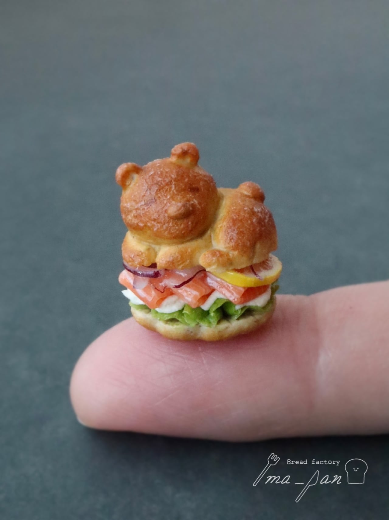 サーモンバーガー【ピアス/イヤリング】