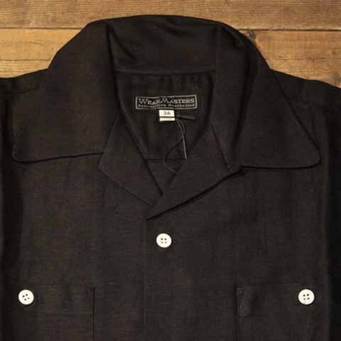 Attractions WEARMASTERS Lot.614 WP R/L Shirt BLACK 【Attractions  