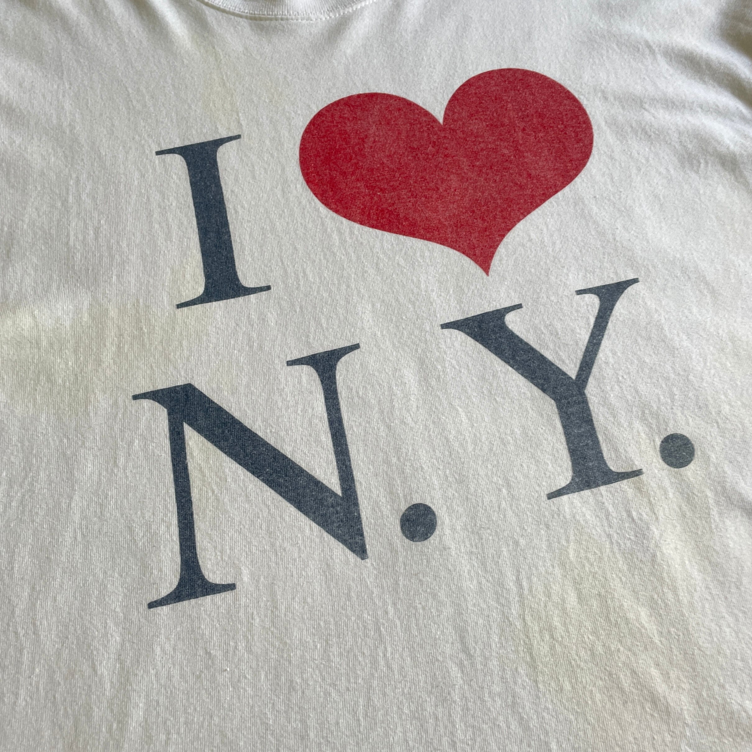 I LOVE NY スーベニア プリント Tシャツ メンズXL相当 古着 ハート