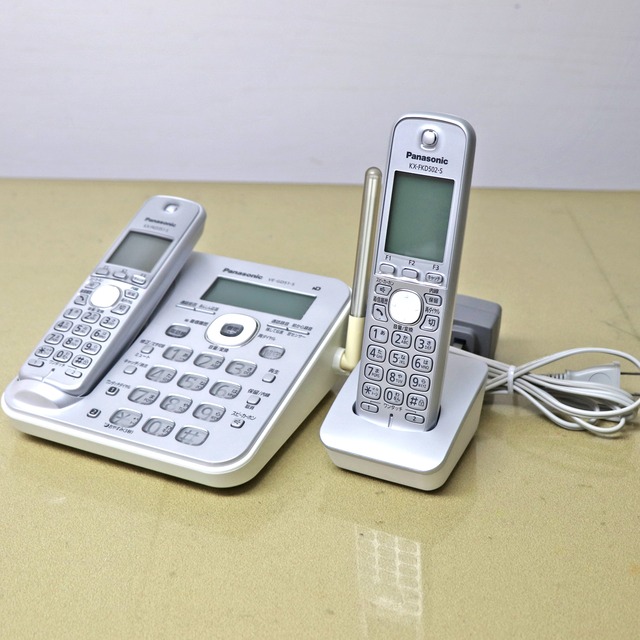 Panasonic・パナソニック・コードレス電話機・子機付き・VE-GD51-S・No.230119-20・梱包サイズ80