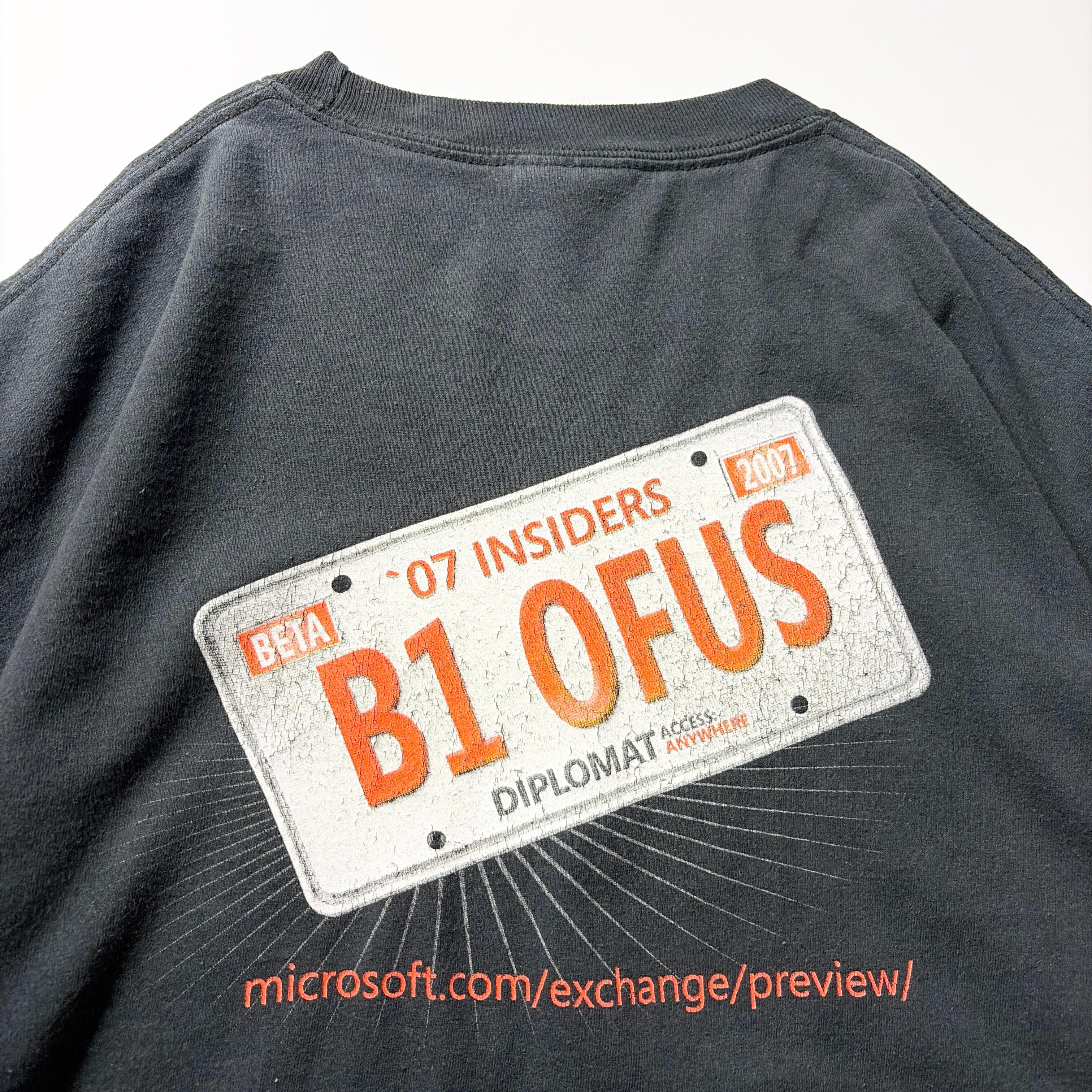 2007 Microsoft Exchange Beta Insider B1 OFUS Promo Graphic T-Shirt