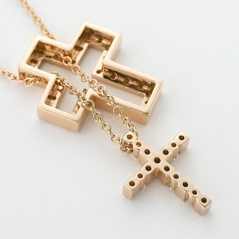 ダミアーニ DAMIANI ベルエポック ダイヤモンド ネックレス XXS クロス