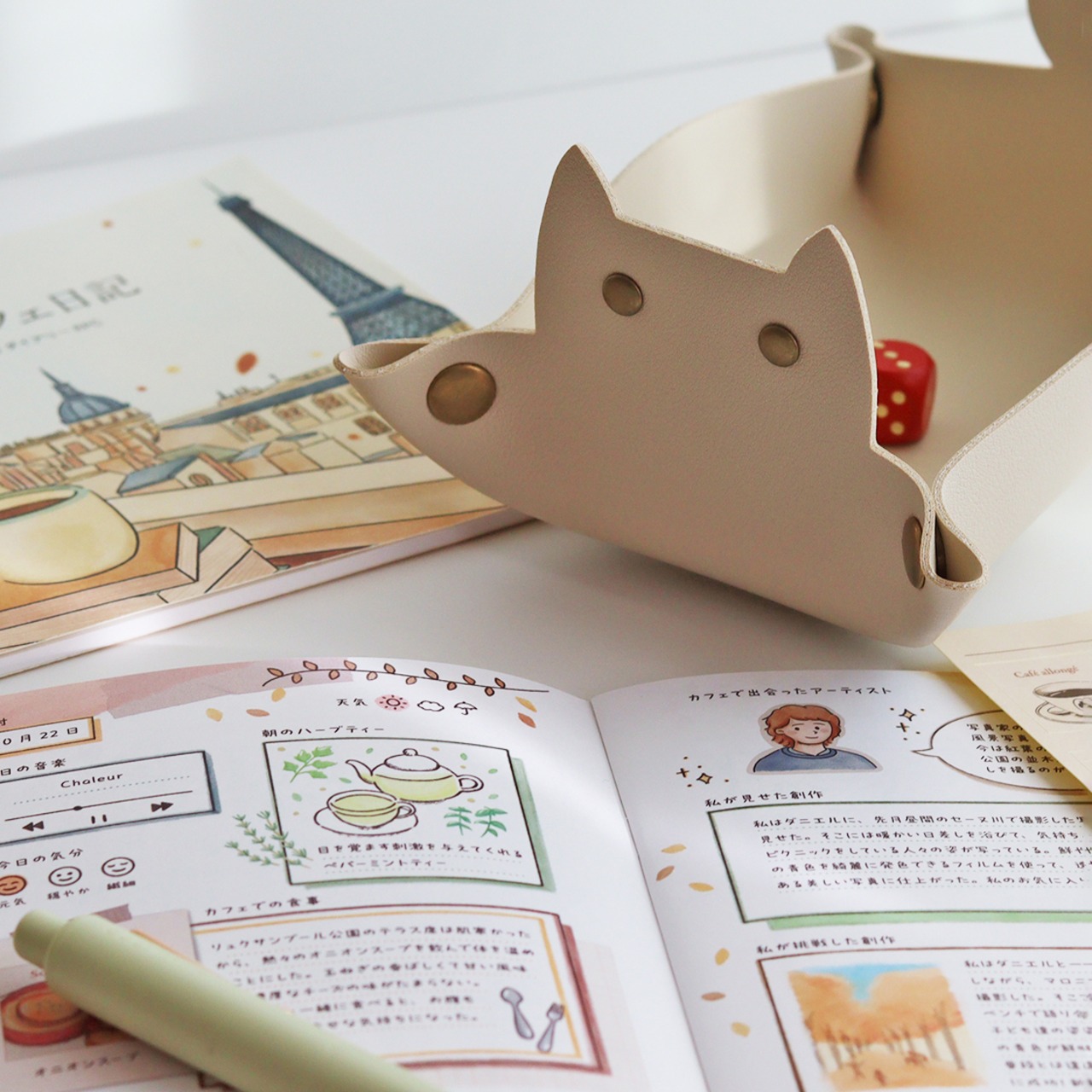 Cat Dice Tray｜ねこのダイストレイ【別注色】