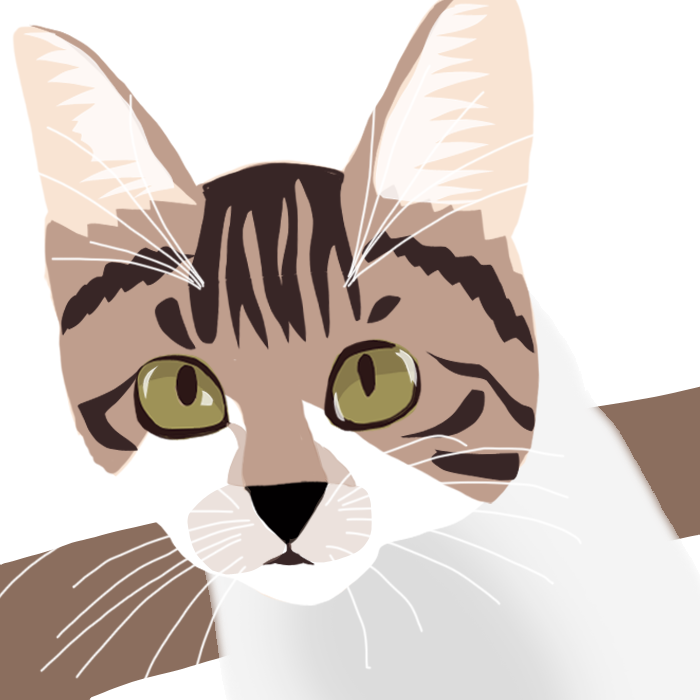 八十匹のネコ達 特製シルクスクリーン #055 | Aji Design Shop