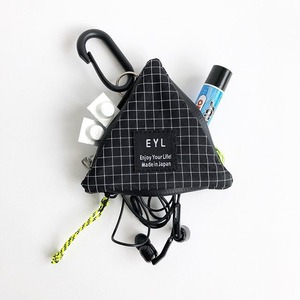 EYL / TRIANGLE COIN PURSE / DINEEMA X-GRID / BLACK / イーワイエル / トライアングルコインパース / ダイニーマ / ブラック