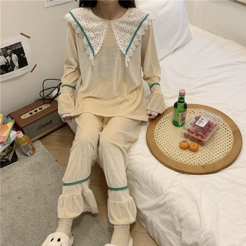 スタンダードスタイルレディースオータムゴールドベルベットロング レトロ レース 秋物 萌量不足45699432763