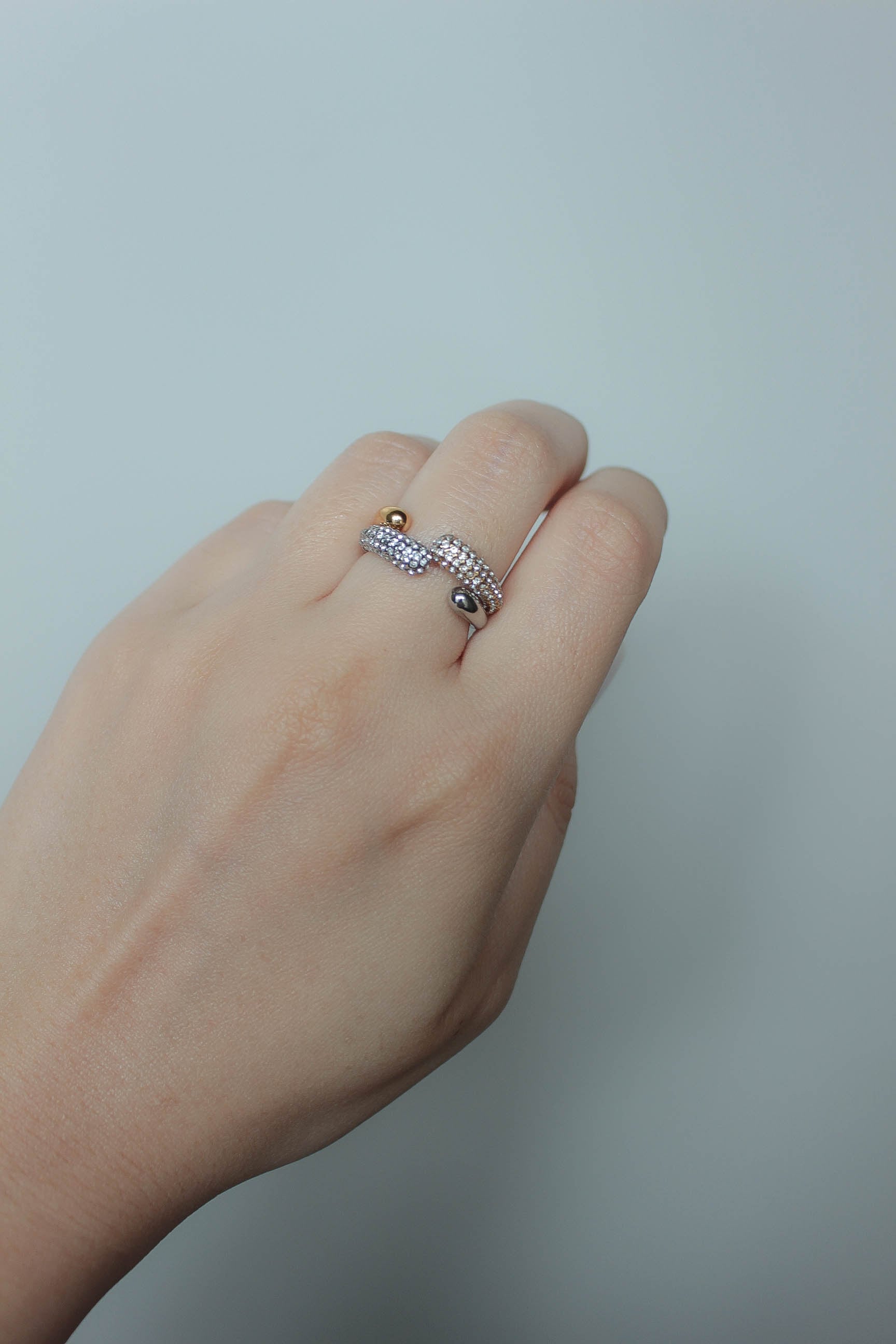 6/3(wed)再販 Full Eternity Pinky Ring | ebine(エビネ)|金属