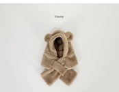 韓国子供服 / 26winter / VANILLA BUNNY / くまさんマフラー / キッズ / 冬服 *FREE*
