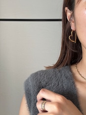 half heart pierce