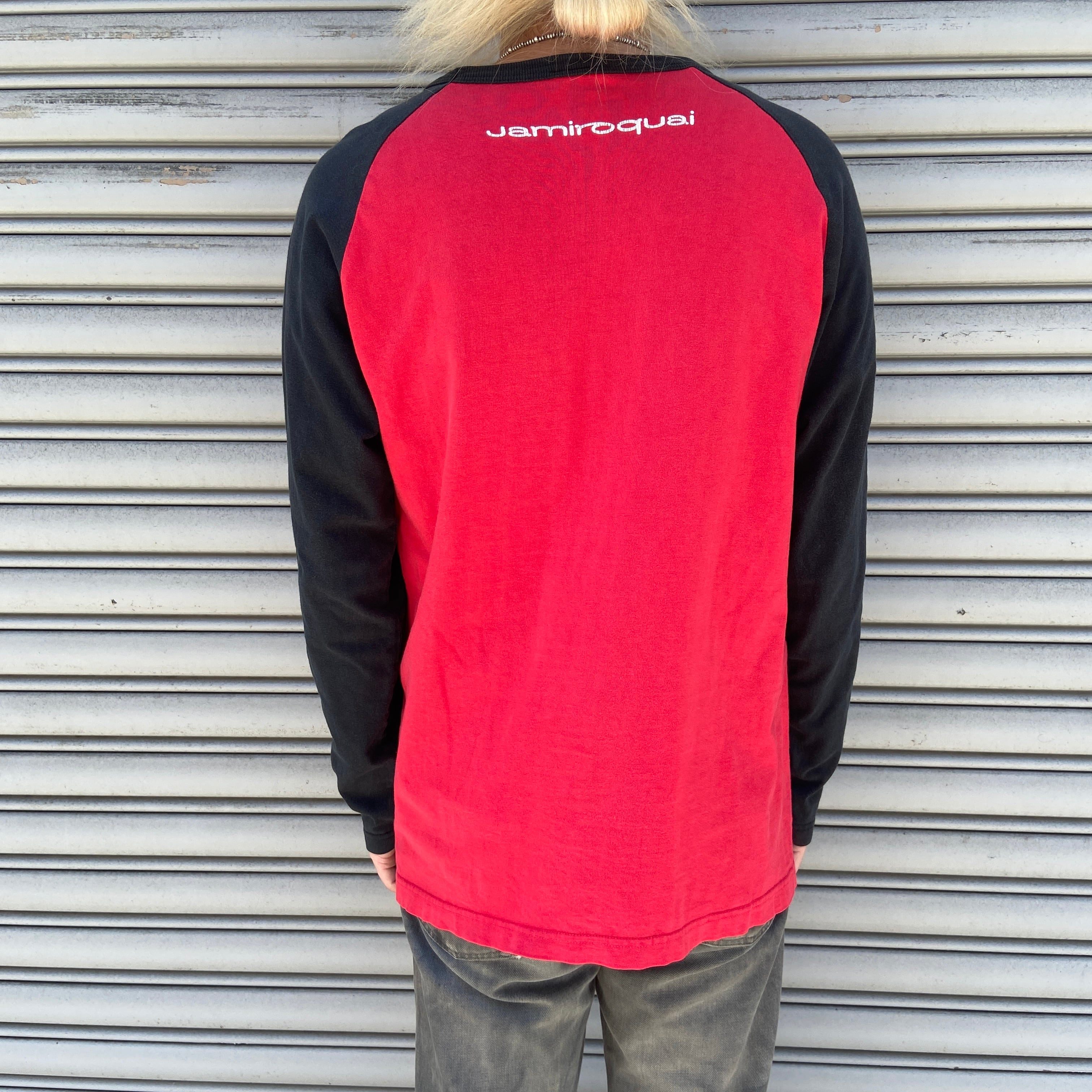 00s Levi's ジャミロクワイ ラグランスリーブTシャツ ツートン M