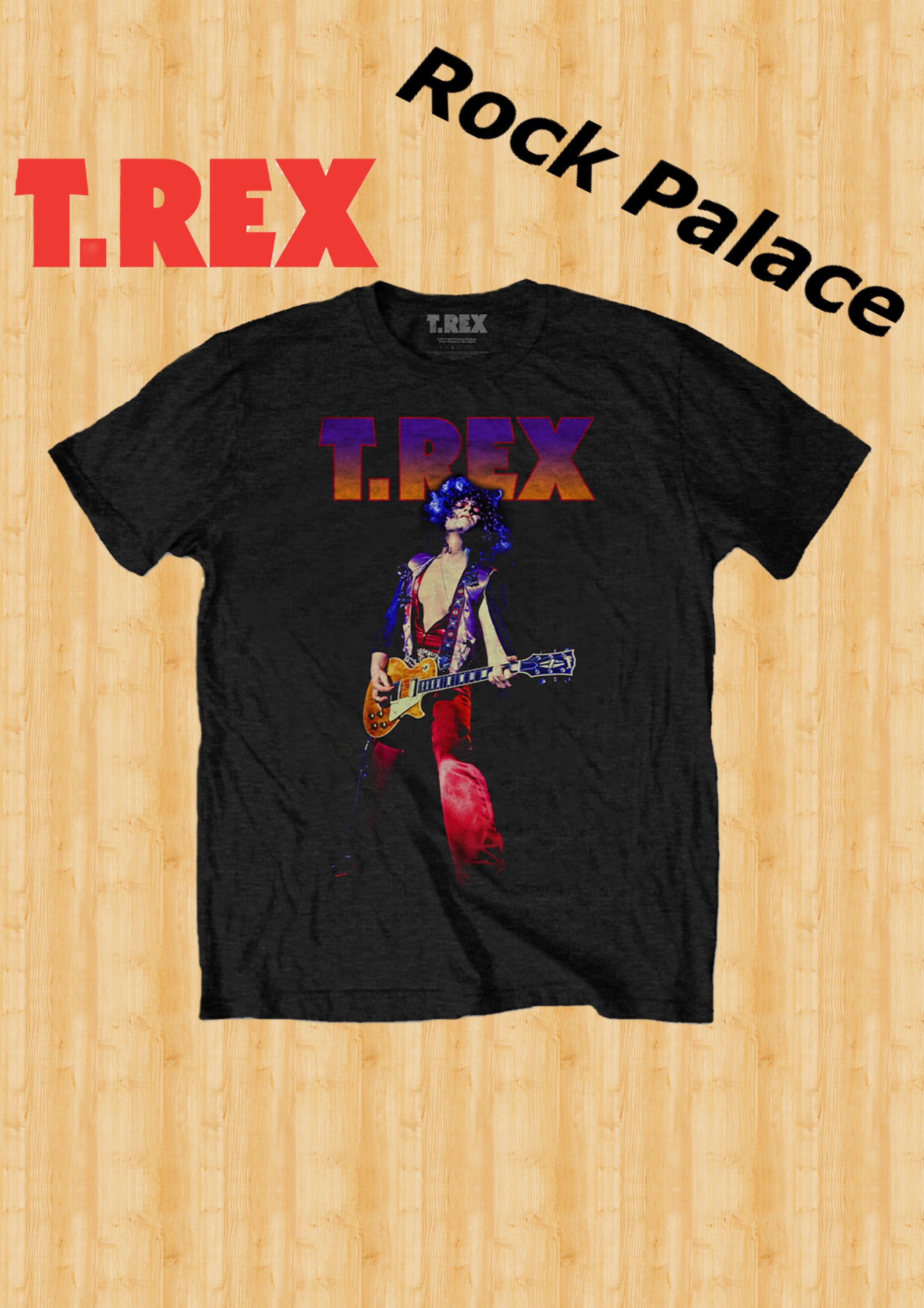 新品　T.REX バンドTシャツ　T・レックス　Lサイズ マーク・ボラン　ロック