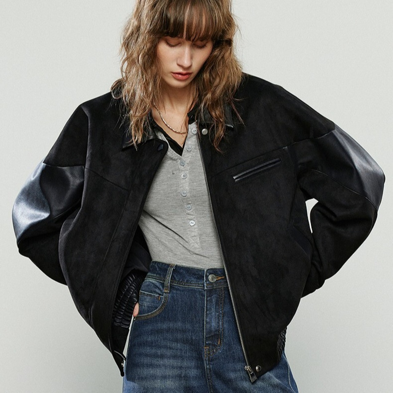 Suede Leather Jacket / スエード レザー ジャケット