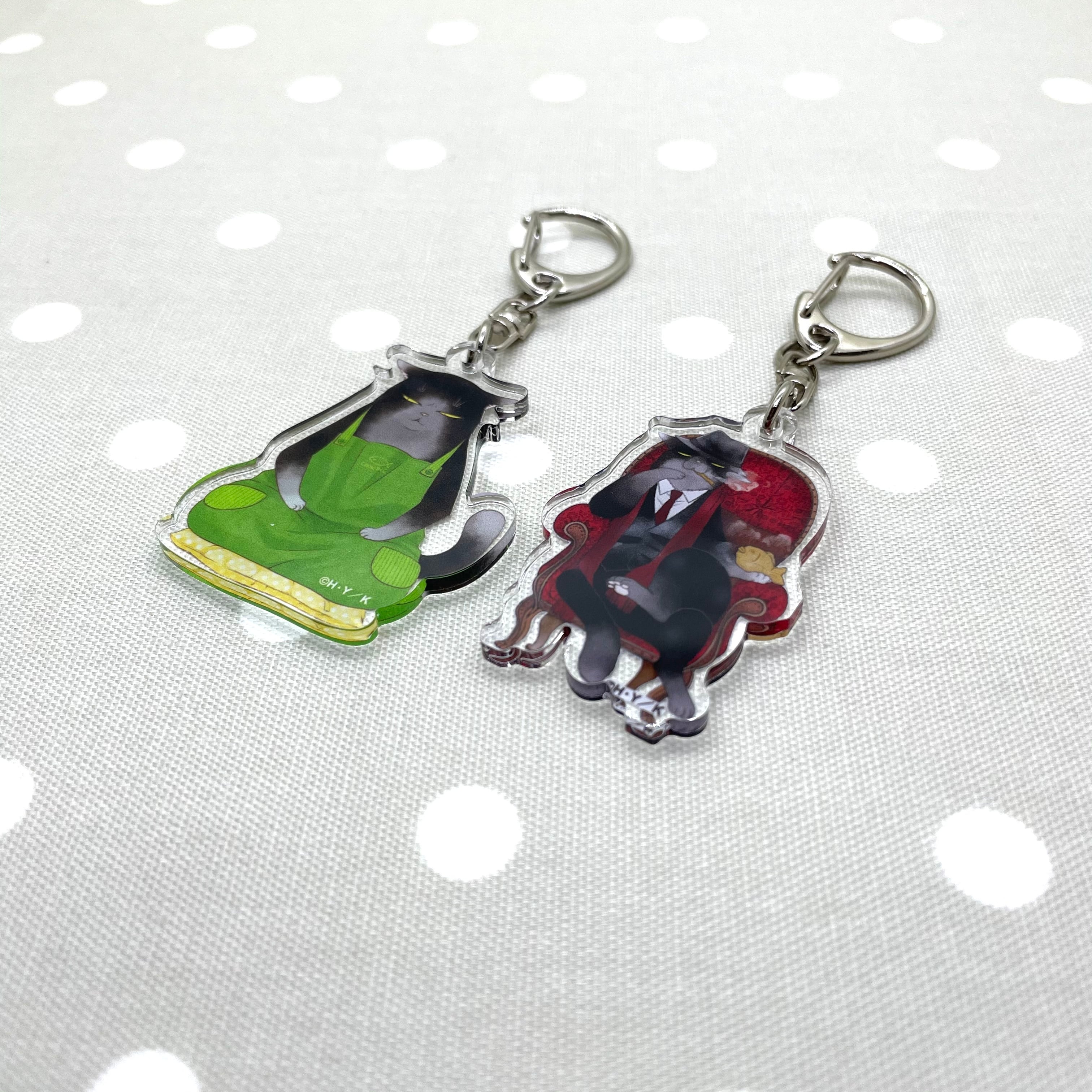 アクリルキーホルダー「DON」 | デキる猫のnyamazun.com