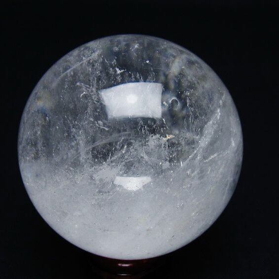 水晶 丸玉 59mm スフィア 置物 水晶玉 一点物 151-8894