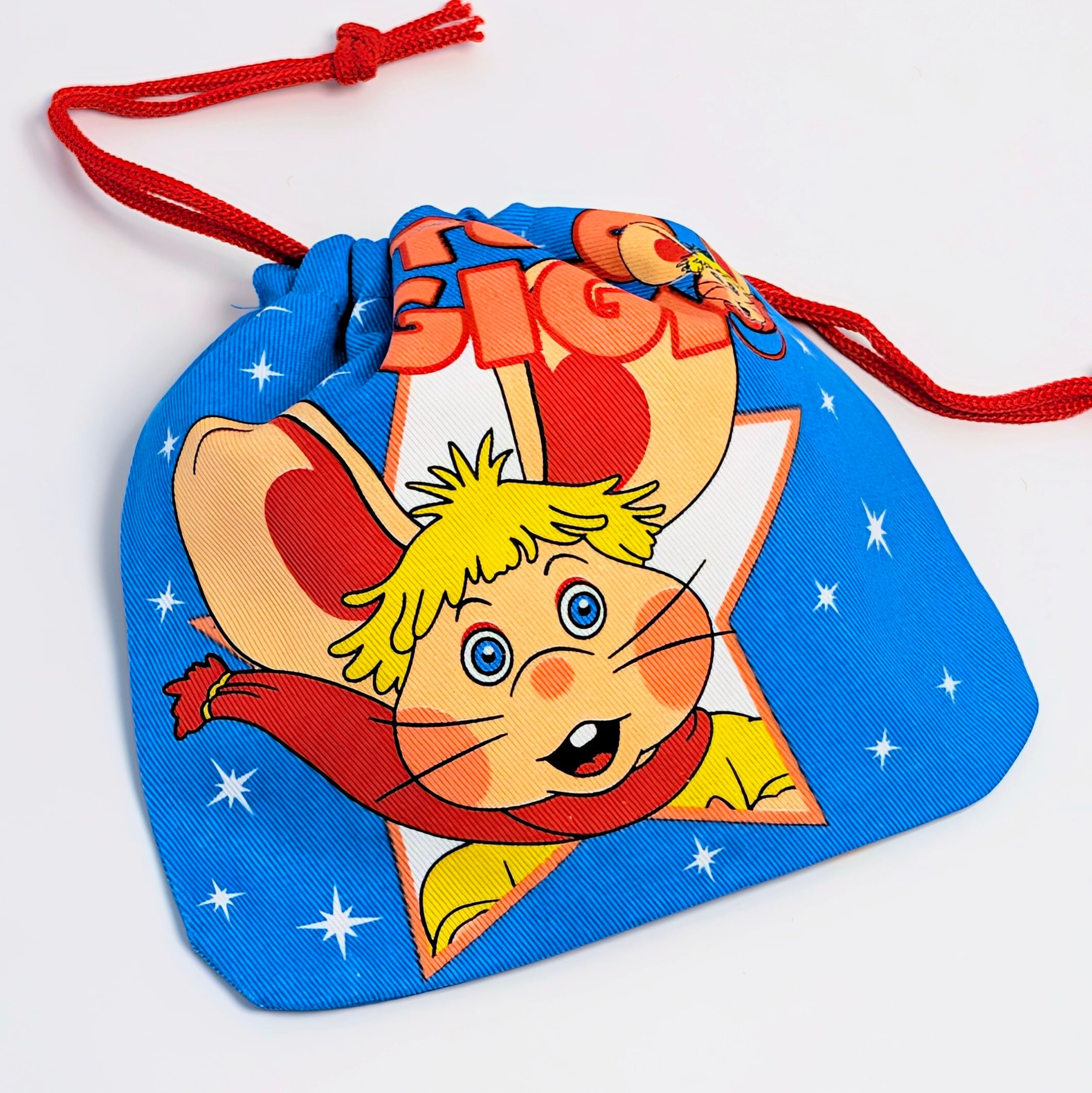✨️可愛すぎて何枚も欲しい♡✨️アメリカンキャラクターPURSE【 Topo Gigio(トッポ・ジージョ)】 トッポルイス / マリア・ペレーゴ / 巾着袋 〚アメリカン雑貨 アメトイ〛