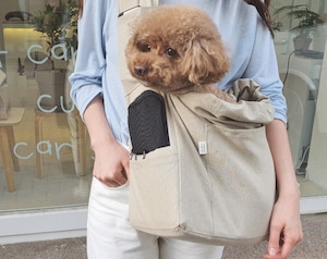 即納！Sサイズ【DOUBLE COMMA】MANDOO BAG《Beige》