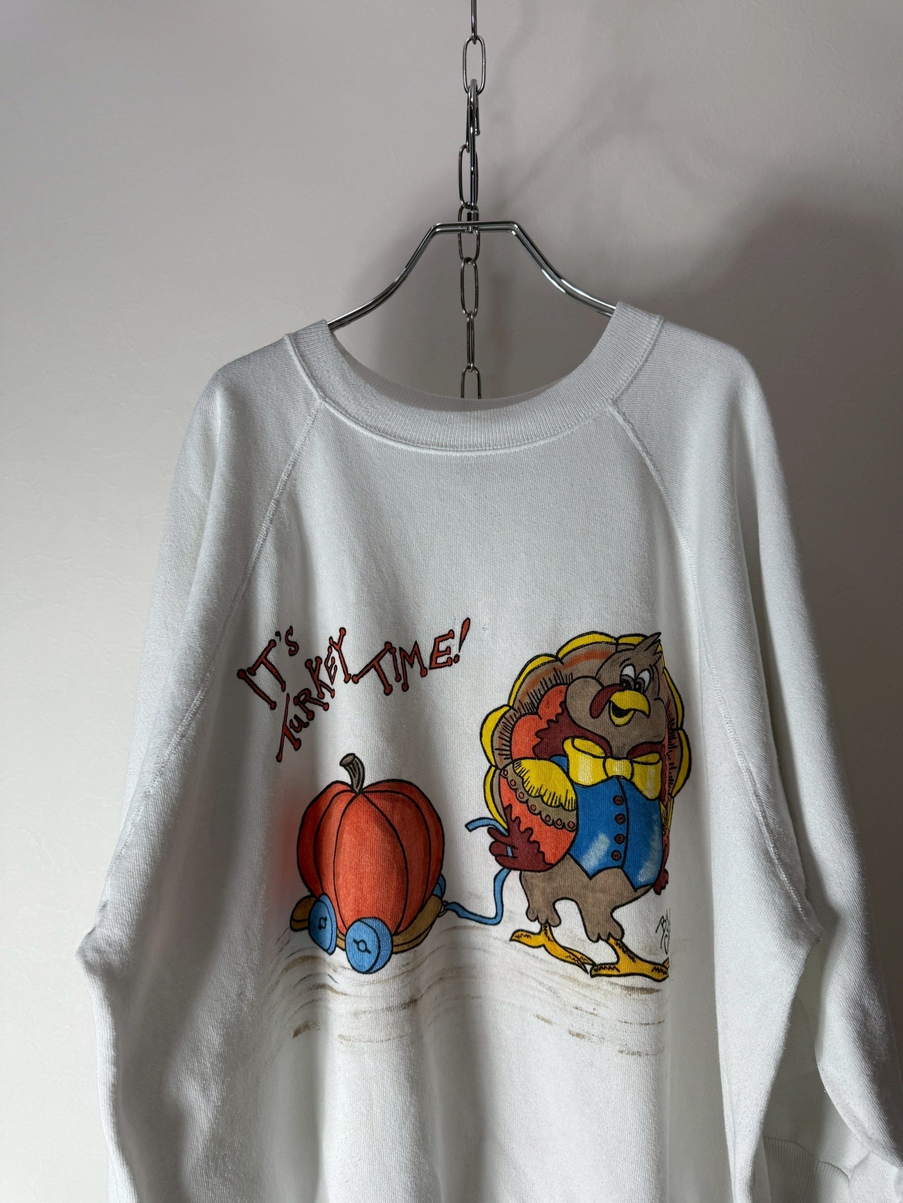 90’s USA made “It’s Turkey Time!!” sweat shirt