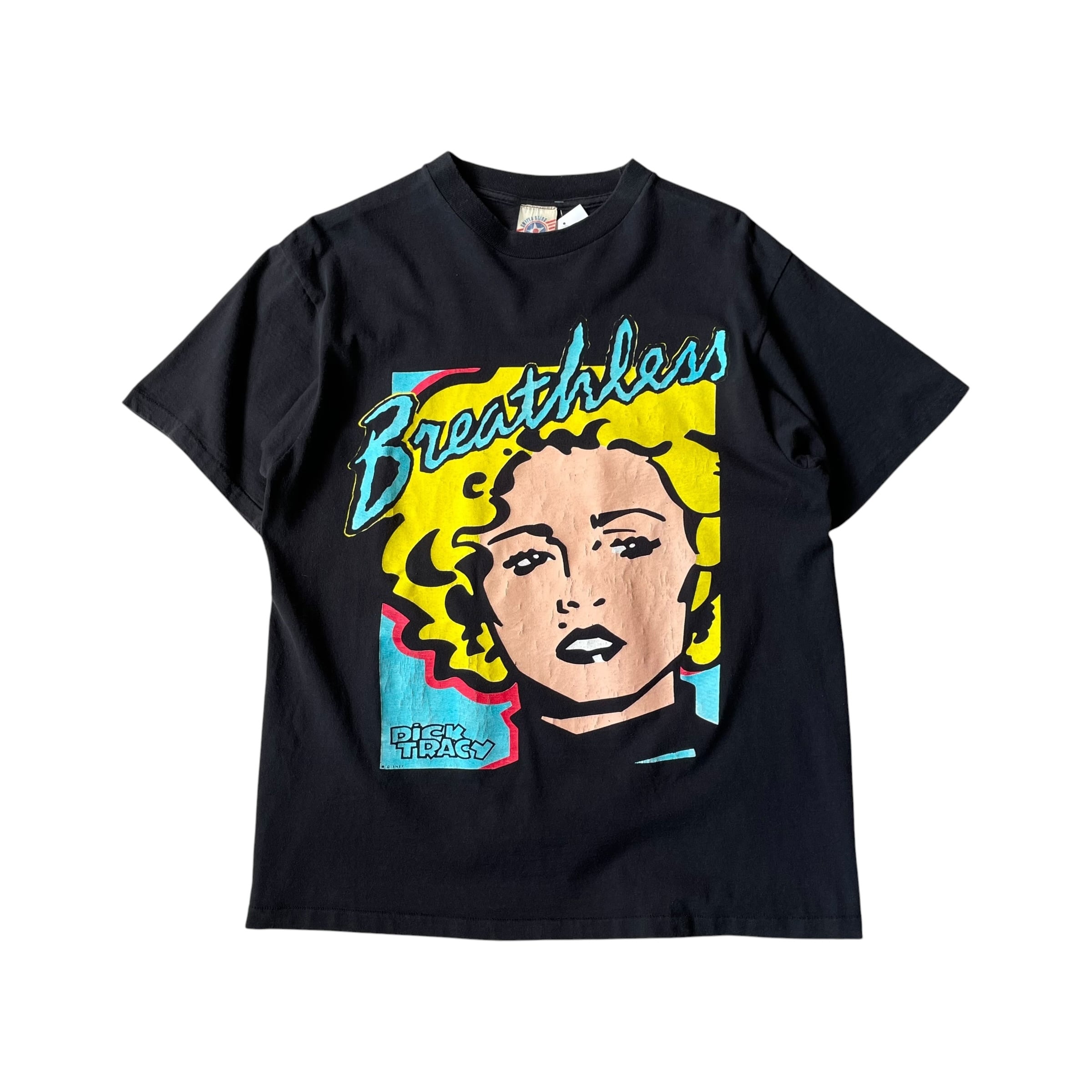 Late 1980s DICK TRACY "Breathless Mahoney" T-shirt