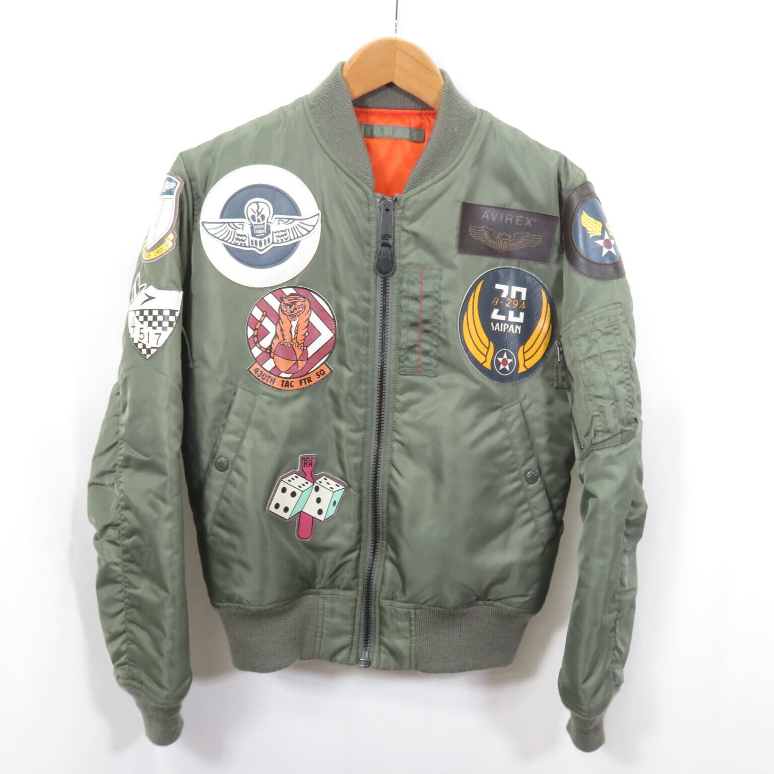 AVIREX TOP GUN MA-1フライトジャケット sizeM/アヴィレックス 0404