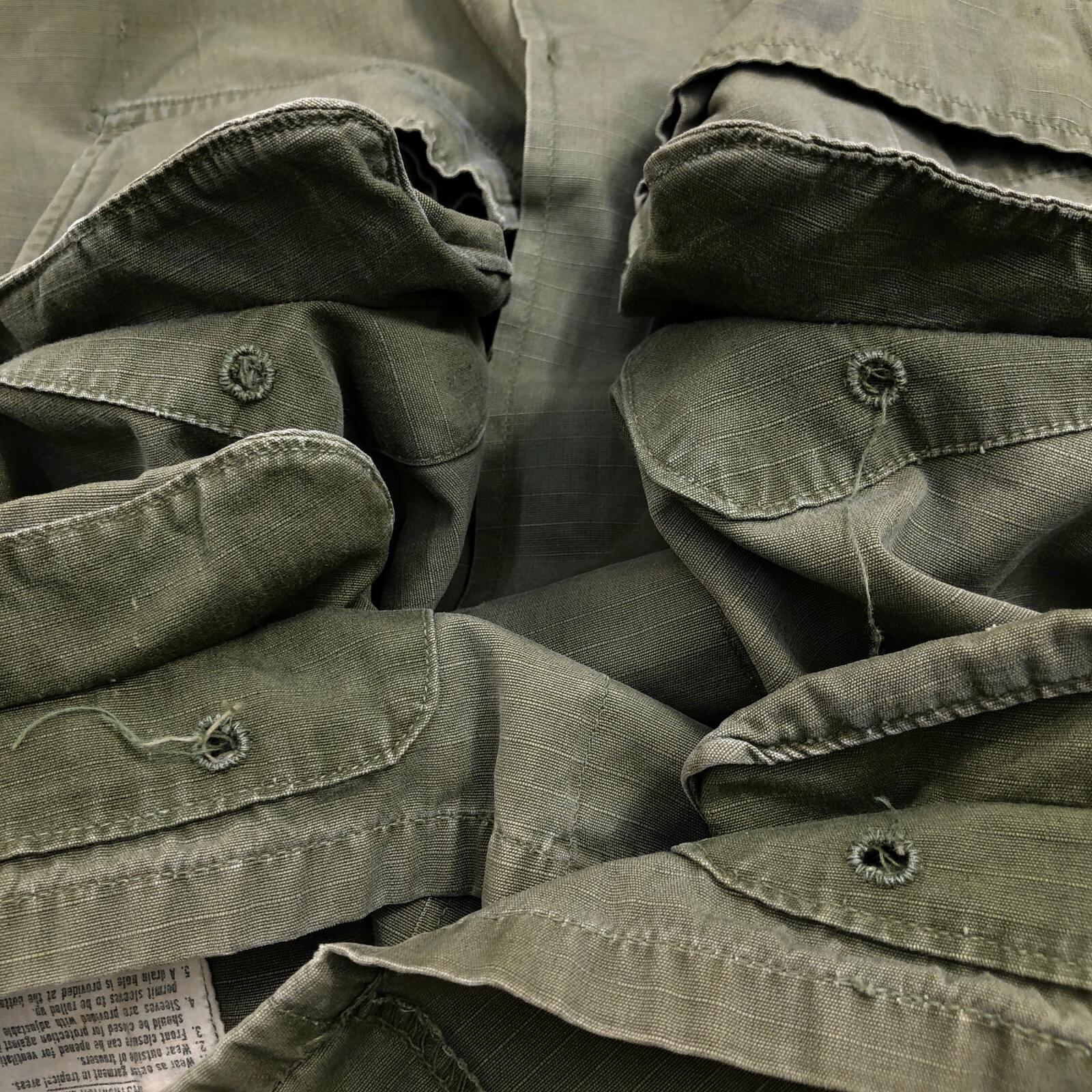 70年代 U.S.ARMY COMBAT TROPICAL RIP-STOP 4th jungle fatigue jacket