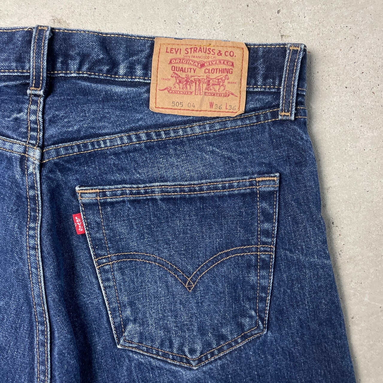 90年代 マルタ製 Levi's ユーロリーバイス 505 04 ストレート テーパード デニムパンツ ジーンズ メンズW36 古着 90s  ヴィンテージ ビンテージ ヨーロッパ規格【デニムパンツ】 | cave 古着屋【公式】古着通販サイト