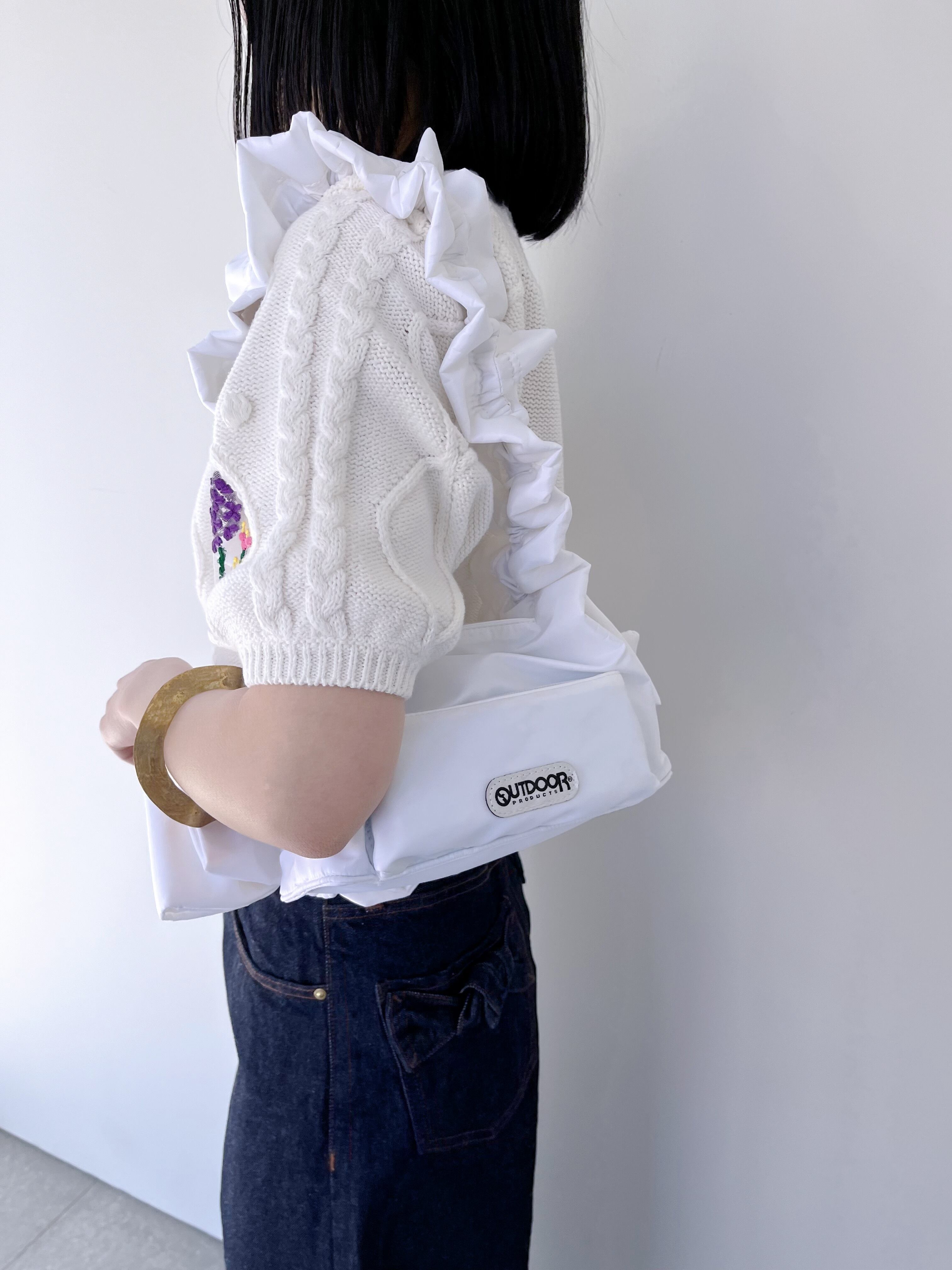 ミュベール アウトドアプロダクツコラボ リボンノットバッグ【超美品】 MUVEIL アウトドアプロダクツコラボ リボンノットバッグ （大） | KOKO