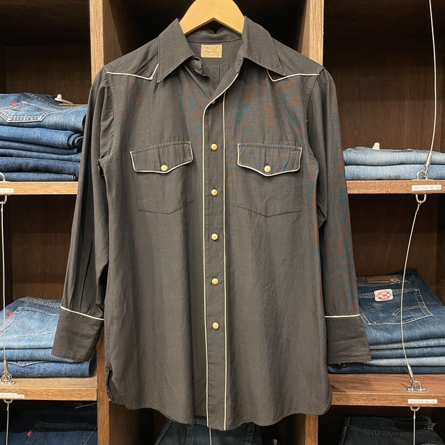 1950S MILLER WESTERN SHIRT BLACK