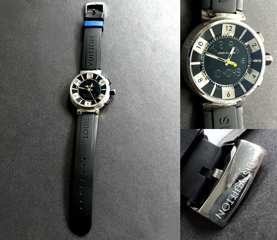 LOUIS VUITTON ルイヴィトン Tambour IN Black タンブール イン LOUIS VUITTON ルイヴィトン Tambour IN Black タンブール イン