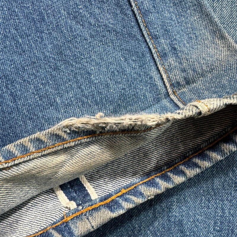 80sLevi's501赤耳555 ヴィンテージリーバイスリペア無し 80s Levi's 501 35×33 赤耳 ボタン裏555 ヴィンテージデニム USA製