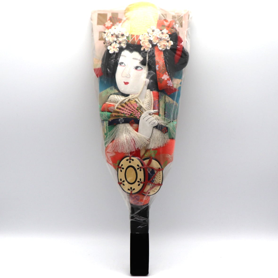 押絵羽子板 極上松園 飾り台付き 押絵羽子板・正月飾り・縁起物・No