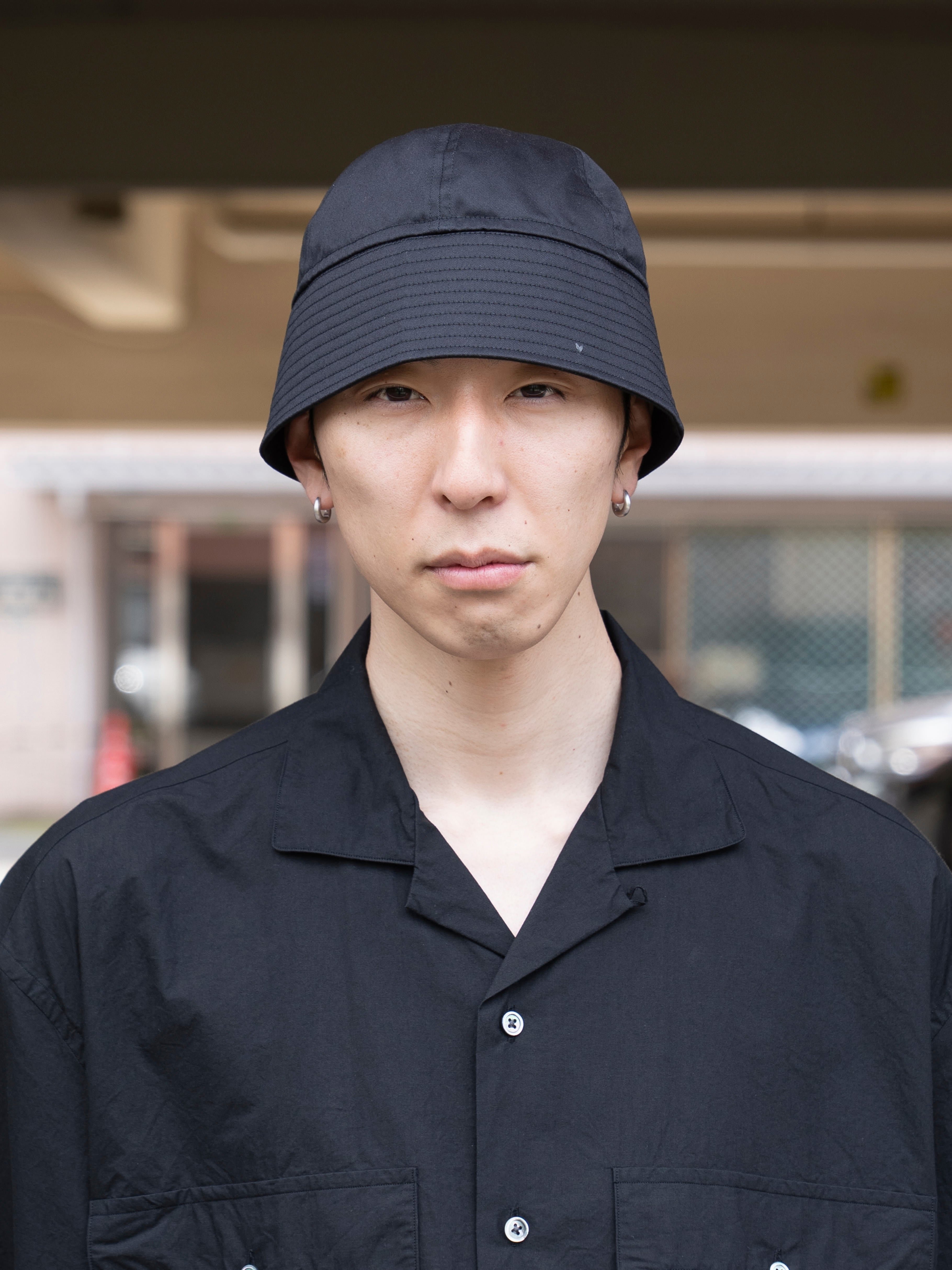 PORTER CLASSIC H/W SUMMER CHINOS SAILOR HAT BLACK PC-009-4013