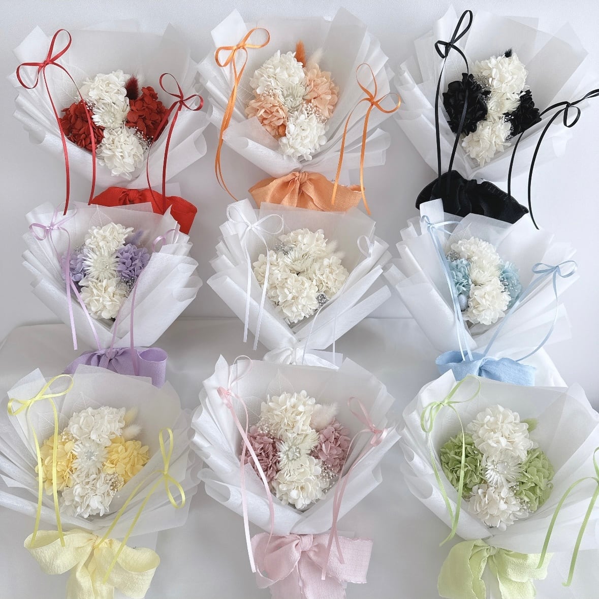 ribbon bouquet | flower shop magnifique