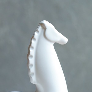 凛々しい表情の、白くて滑らかな馬 1