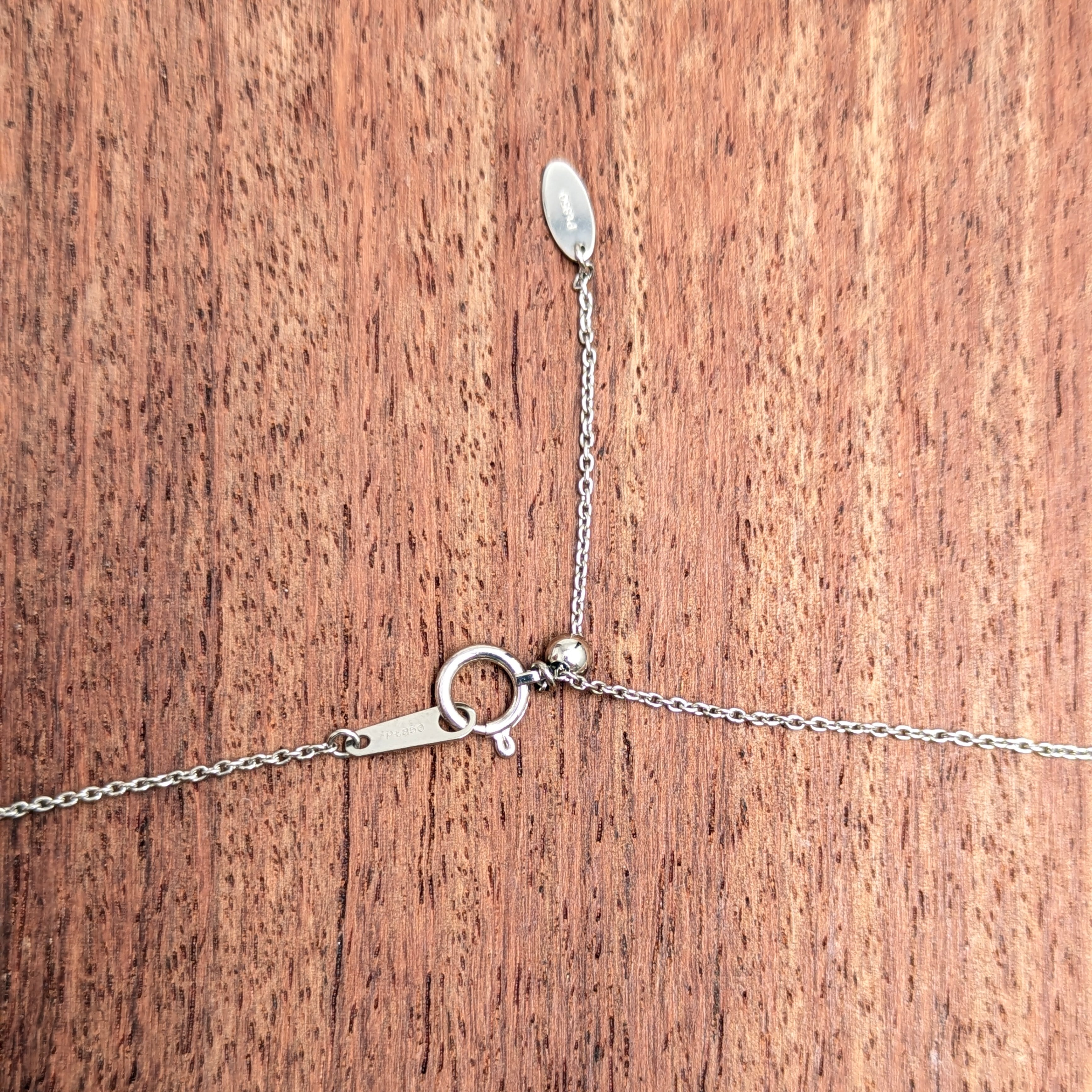 Pt900/850エメラルドネックレス コロンビア産 エメラルド 0.542ct