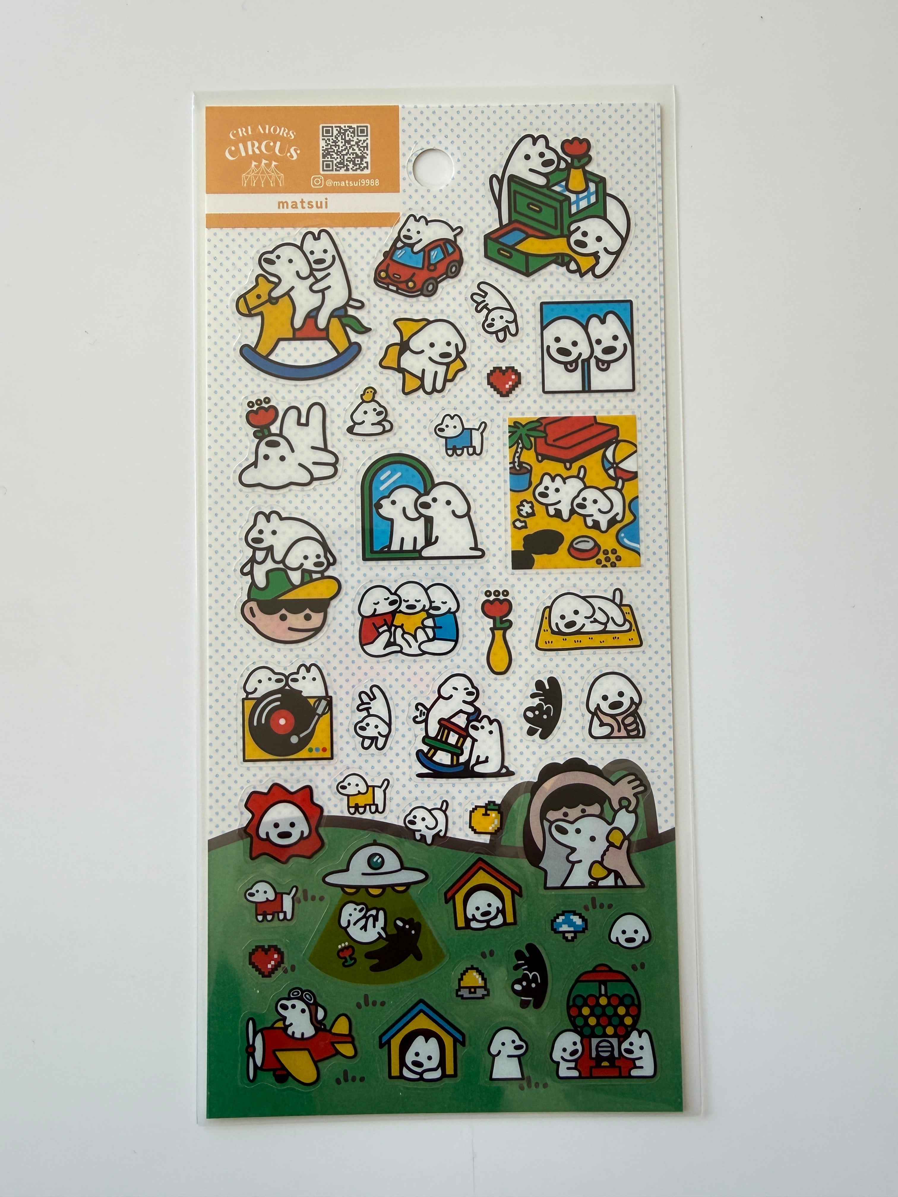 CREATORS CIRCUS 透明シール matsui