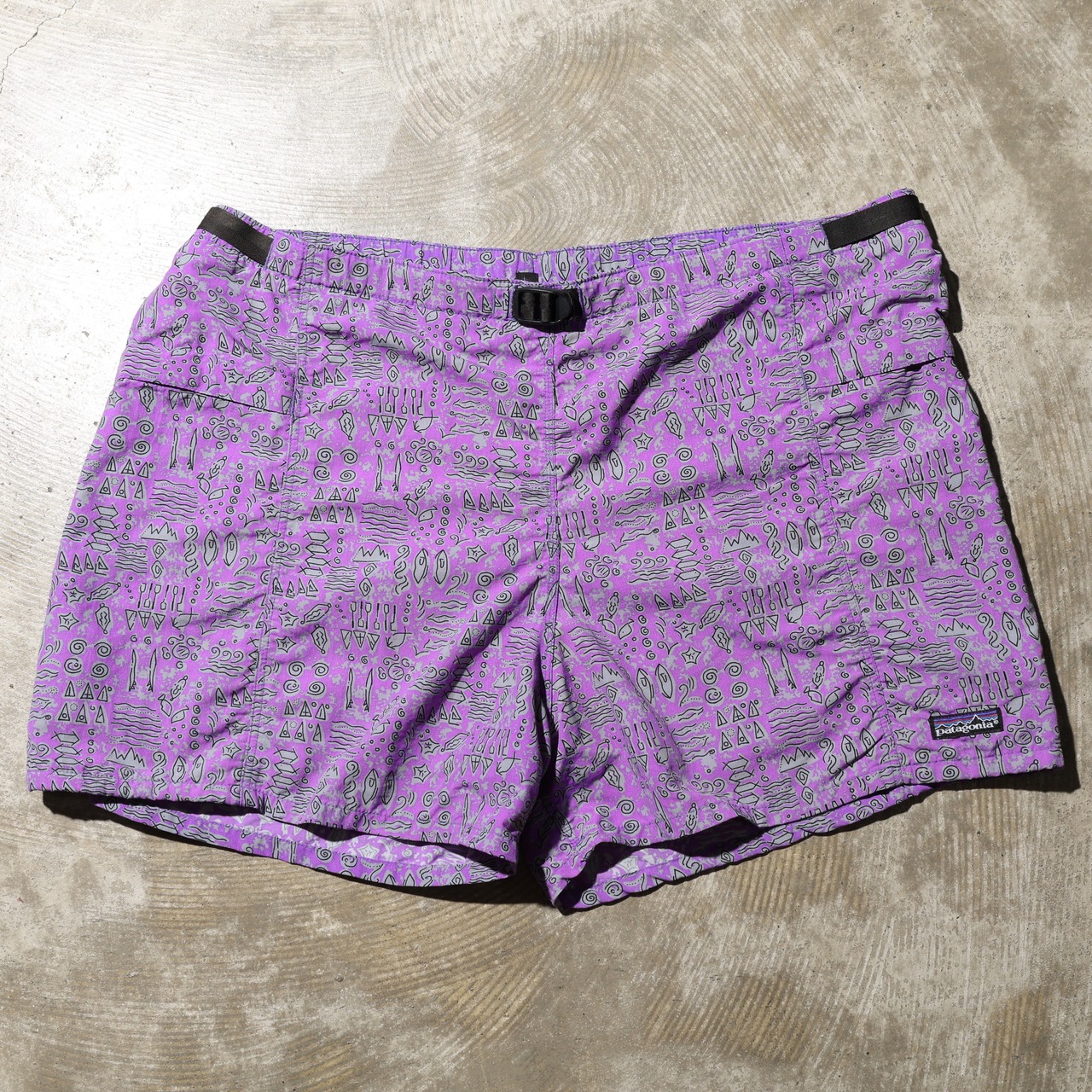 美品 XL 92年 River Shorts Patagonia リバーショーツ パタゴニア 総柄 水着