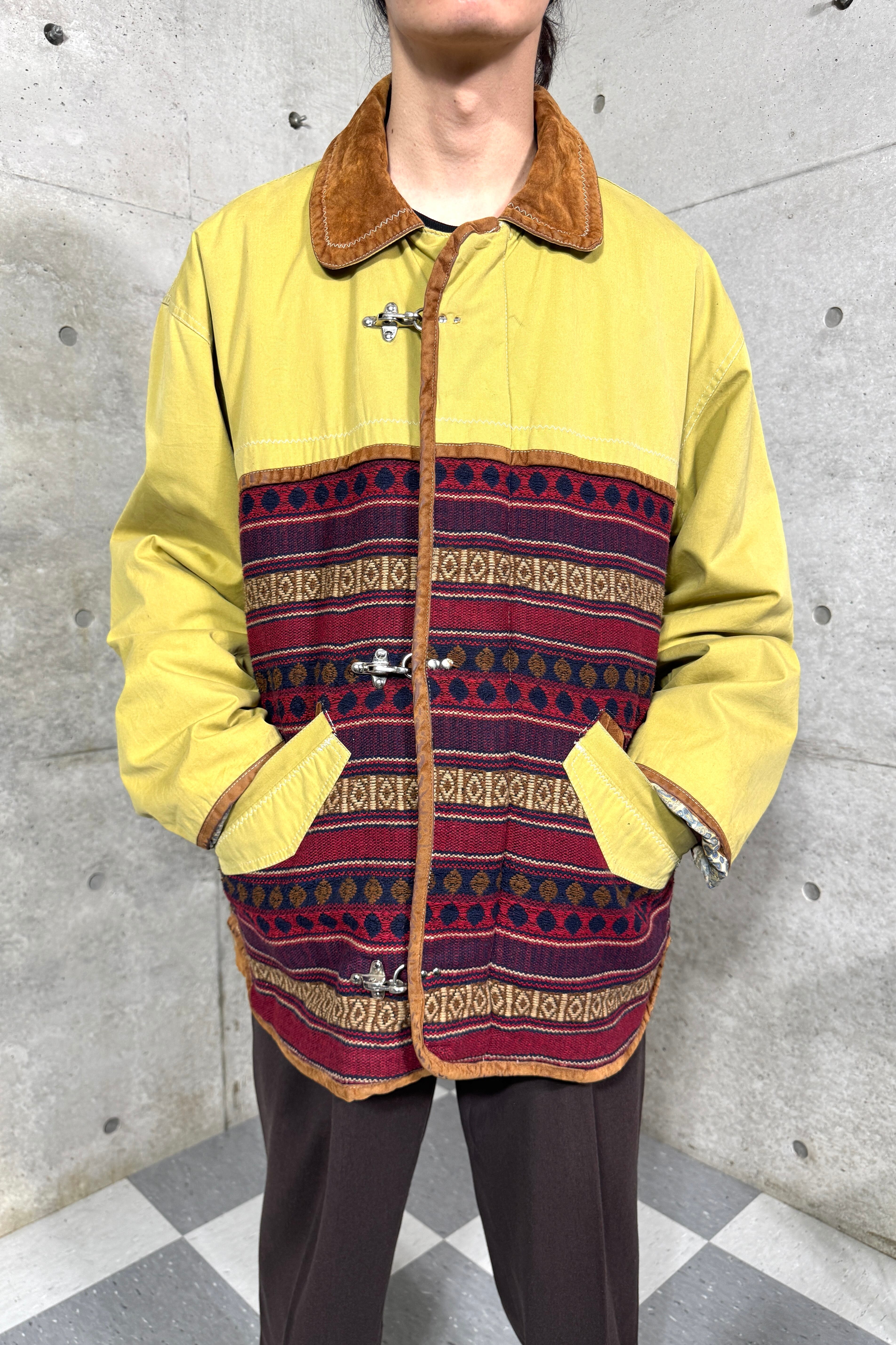 "ITALY" vintage switching blouson