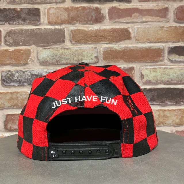 【JUST HAVE FUN】Checkerboard cap