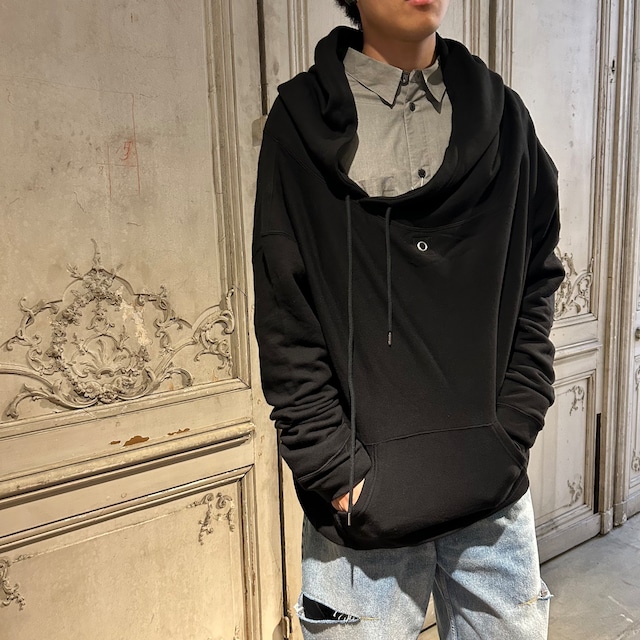 TAKAHIROMIYASHITA The SoloIst.【タカヒロミヤシタ ザ ソロイスト】drop shoulder hoodie (sc.0004bAW23. black/SIZE48).