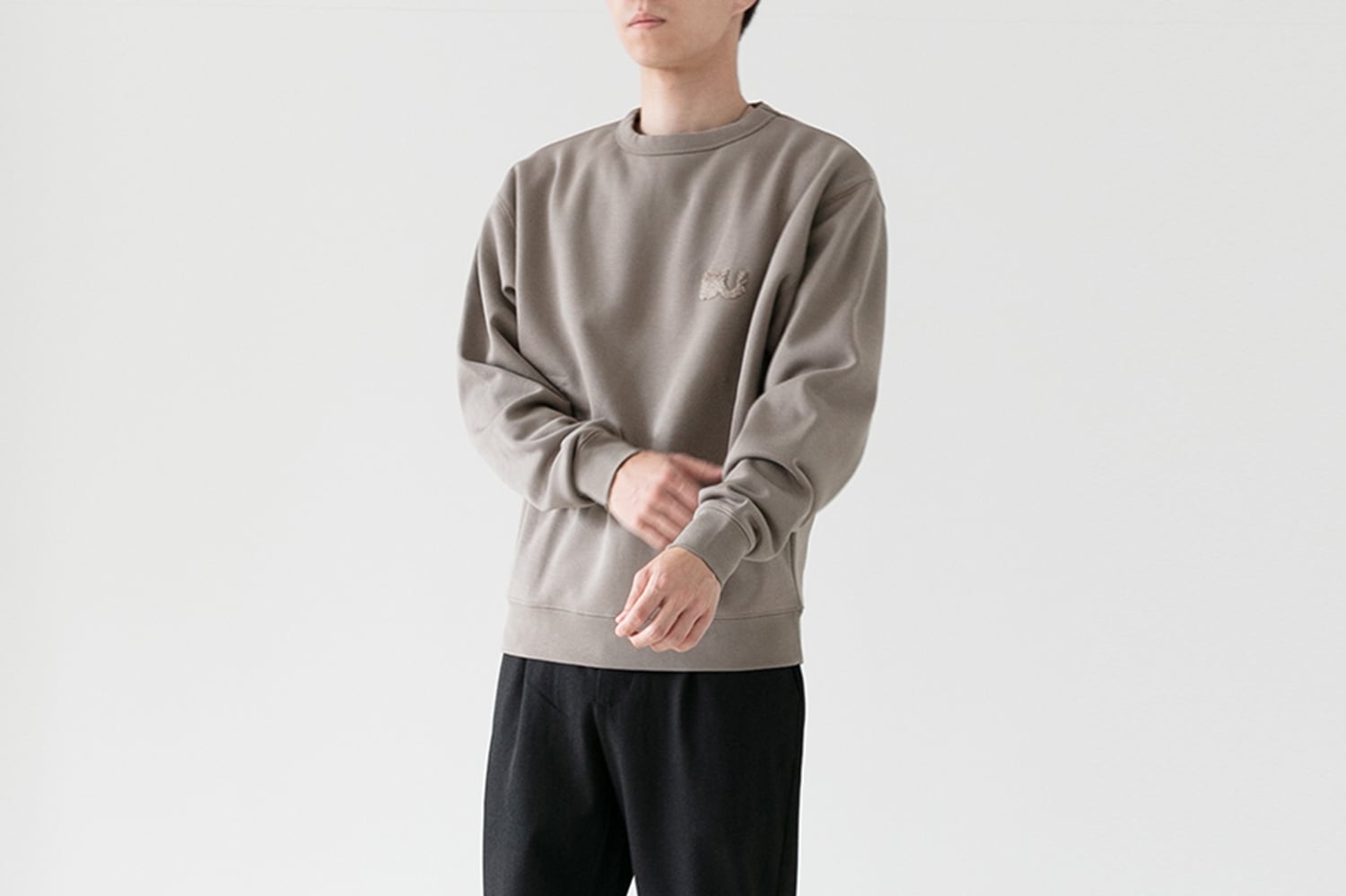 フリースポンチ - クルーネックプルオーバー