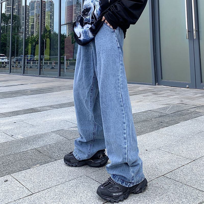 スタイルスタンダードジーンズ パンツ レディースルーズワイドレッグ レトロ ストリート ワイドパンツ ケッペル49770912226