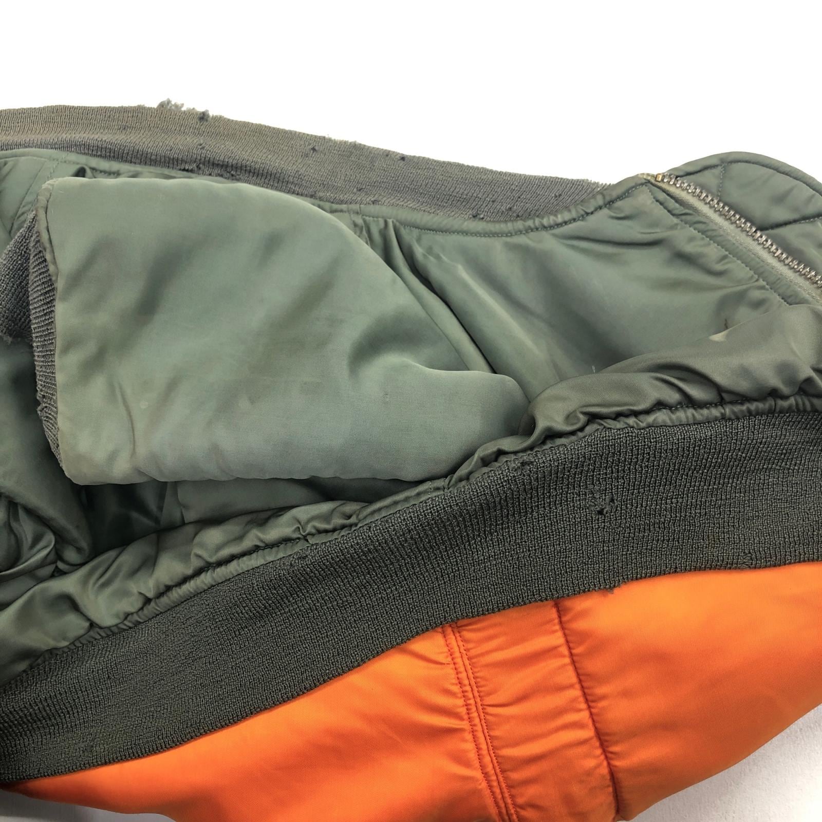 U.S.AIR FORCE アルファ 70年代 MA-1 フライトジャケット JACKET