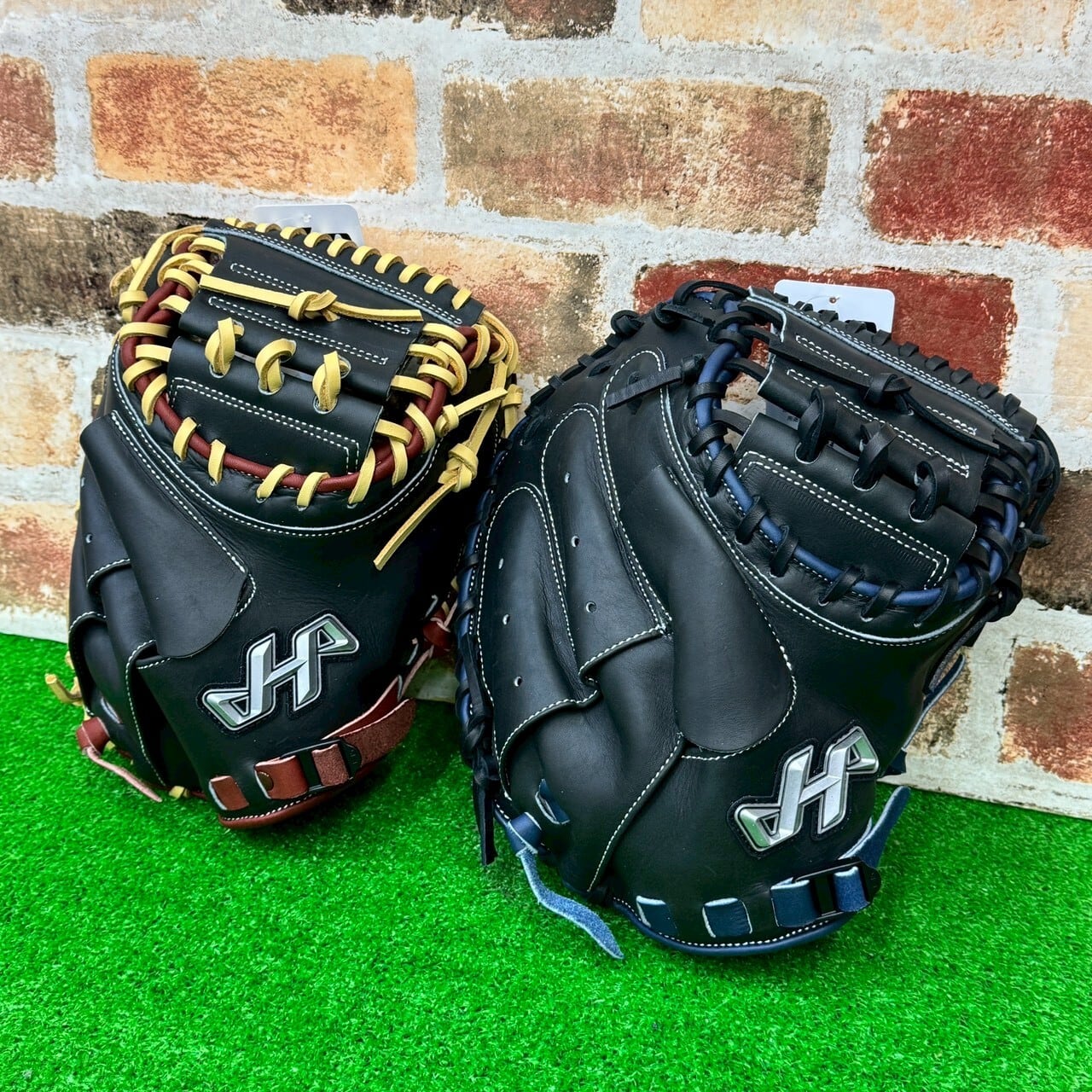 限定】ハタケヤマ 40周年記念 硬式ミット 捕手用 PRO-M91B Iブラック