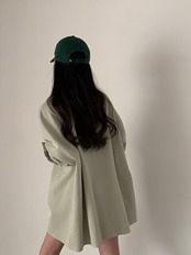 シャツワンピース D1300