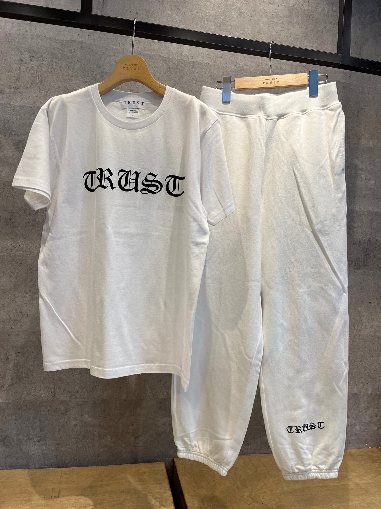 【ホワイト】original 半袖Longセットアップ