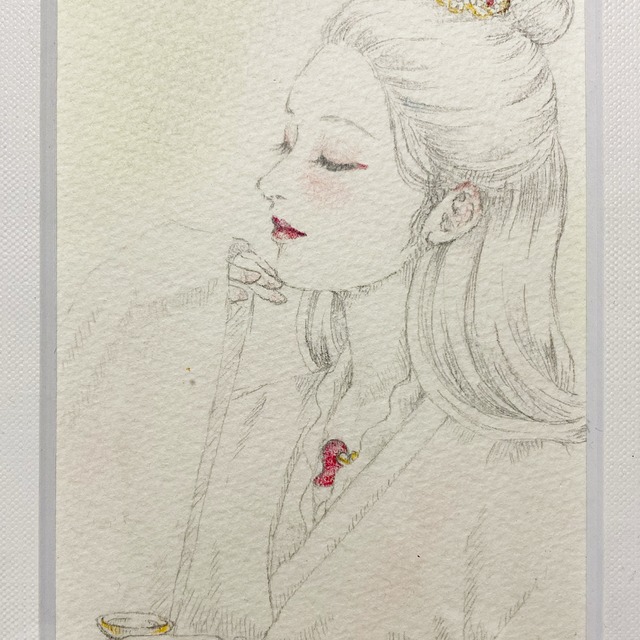 【原画】安らぎの姫様 — 喧騒を離れ、ただ「自分」へと還る場所