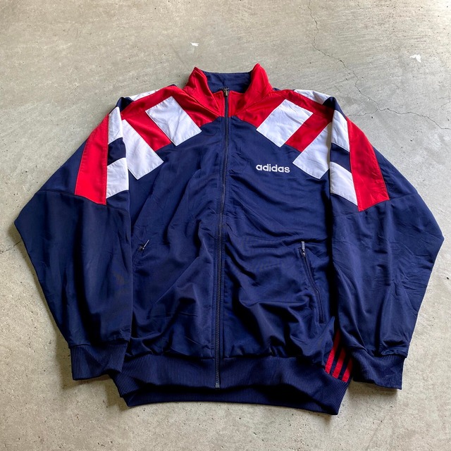90年代 90s adidas アディダス トラックジャケット メンズXL相当 