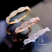 【数量限定アイテム】フェミニンツイストパヴェリング