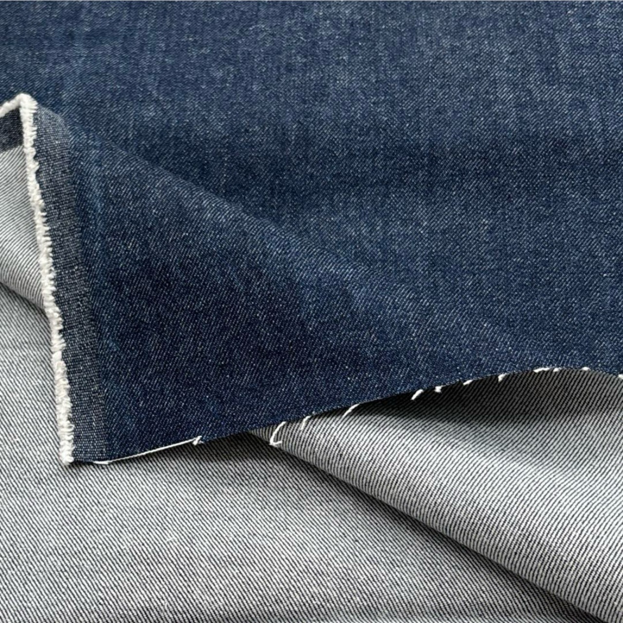 ★TB426◆2m◆倉敷児島バイオヴィンテージブリーチストレッチデニム生地◆オリジナル◆約11オンス