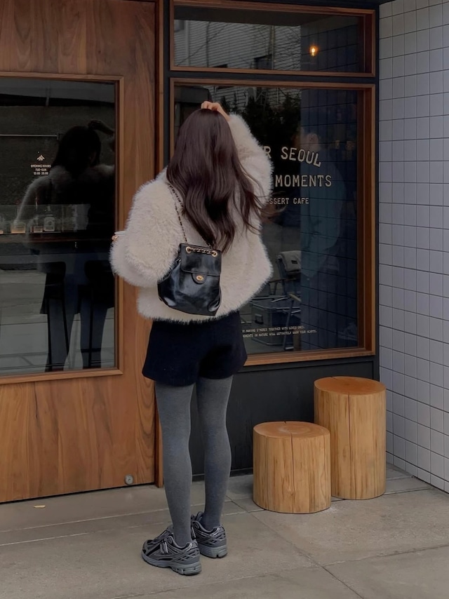 (予約) miel / Kind Fur Jacket 2color